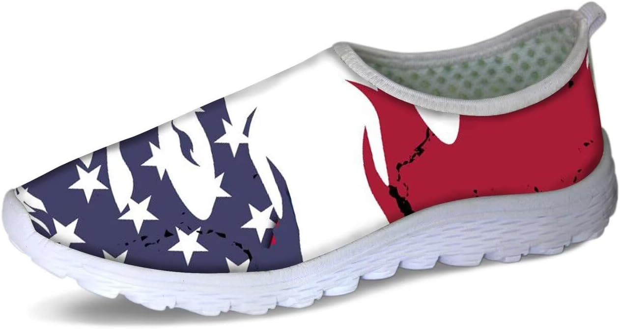 Рождественские кроссовки Forchrinse с изображением Санта-Клауса, колокольчиков для женщин, удобные кроссовки для ходьбы, мужские слипоны, легкие спортивные кроссовки для фитнеса, American Flag Fire
Рождественские кроссовки Forchrinse с изображением Санта-Клауса, колокольчиков для женщин, удобные кроссовки для ходьбы, мужские слипоны, легкие спортивные кроссовки для фитнеса, American Flag Fire