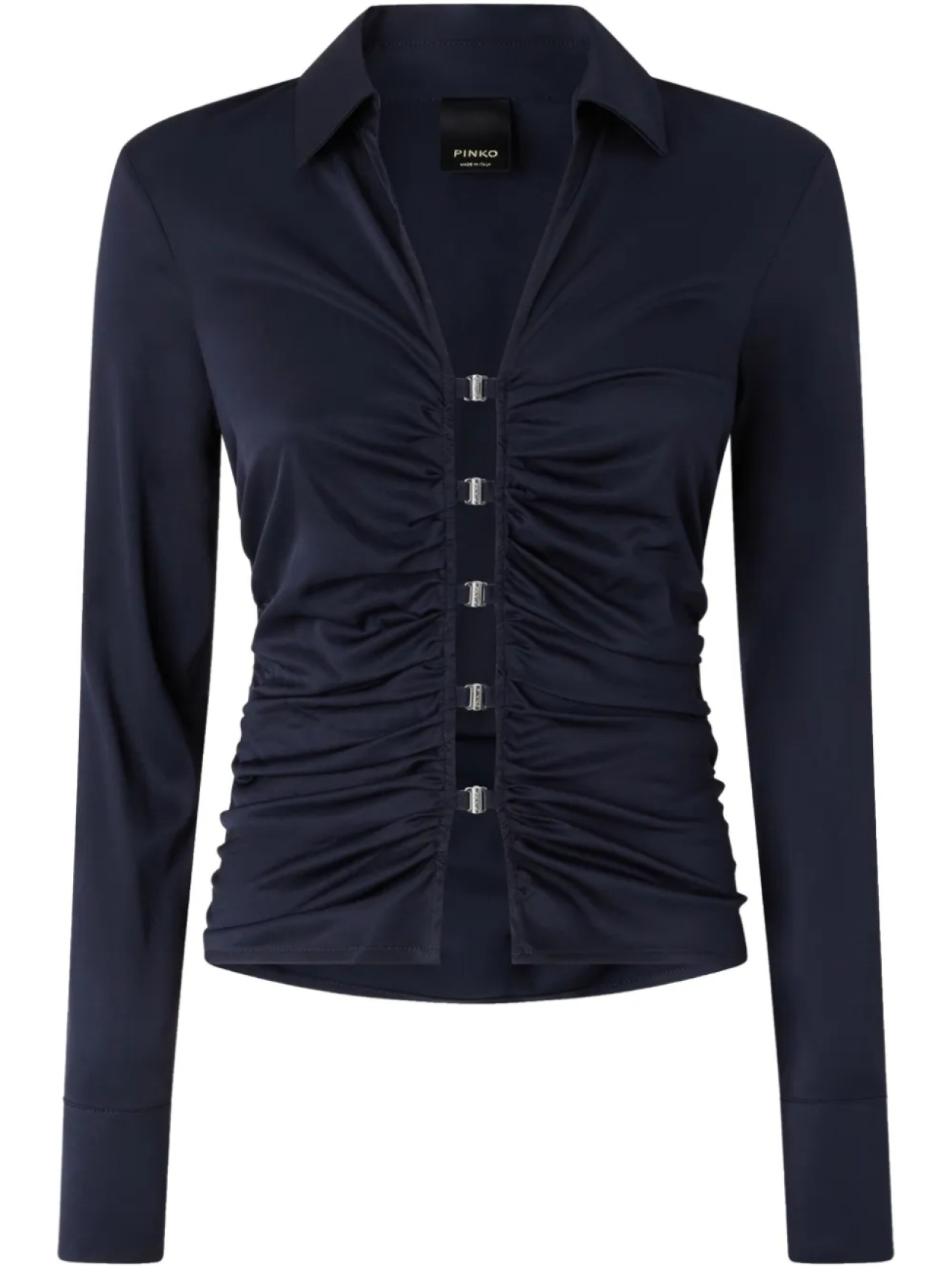 Блестящая блузка со сборками PINKO, синий
Блестящая блузка со сборками PINKO, синий