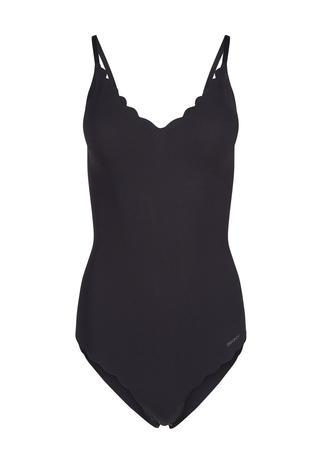 Боди со съемными подушечками, фестончатый край, для женщин SKINY, черный
Боди со съемными подушечками, фестончатый край, для женщин SKINY, черный