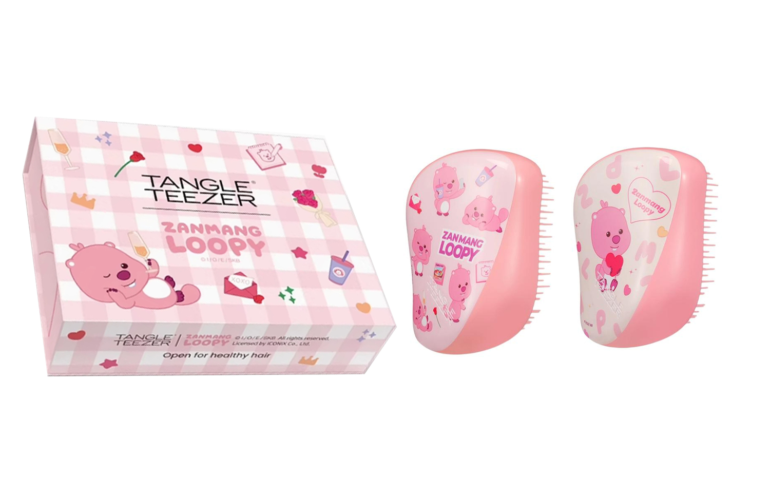 X ZANMANG LOOPY Shin Chan Box Of Heartfelt Wishes Portable Comb Set Fluffing Up Tangle Teezer
X ZANMANG LOOPY Shin Chan Box Of Heartfelt Wishes Portable Comb Set Fluffing Up Tangle Teezer