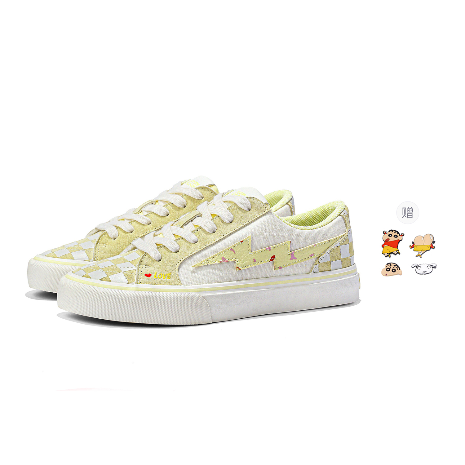 Crayon Shinchan Низкие скейтерские кроссовки унисекс в подарочной коробке - Матча + 2 случайных капельных шарма, цвет Matcha+2 Random Drip-Molded Charms
Crayon Shinchan Низкие скейтерские кроссовки унисекс в подарочной коробке - Матча + 2 случайных капельных шарма, цвет Matcha+2 Random Drip-Molded Charms