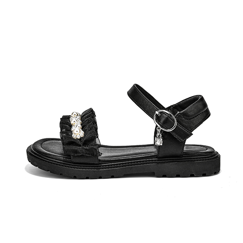 Детские сандалии с нескользящей подошвой RHOBESAM, черный
Детские сандалии с нескользящей подошвой RHOBESAM, черный