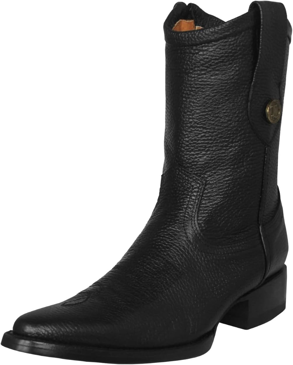 Мужские черные ковбойские сапоги Texas Legacy Western с кожей, молнией и круглым носком
Мужские черные ковбойские сапоги Texas Legacy Western с кожей, молнией и круглым носком