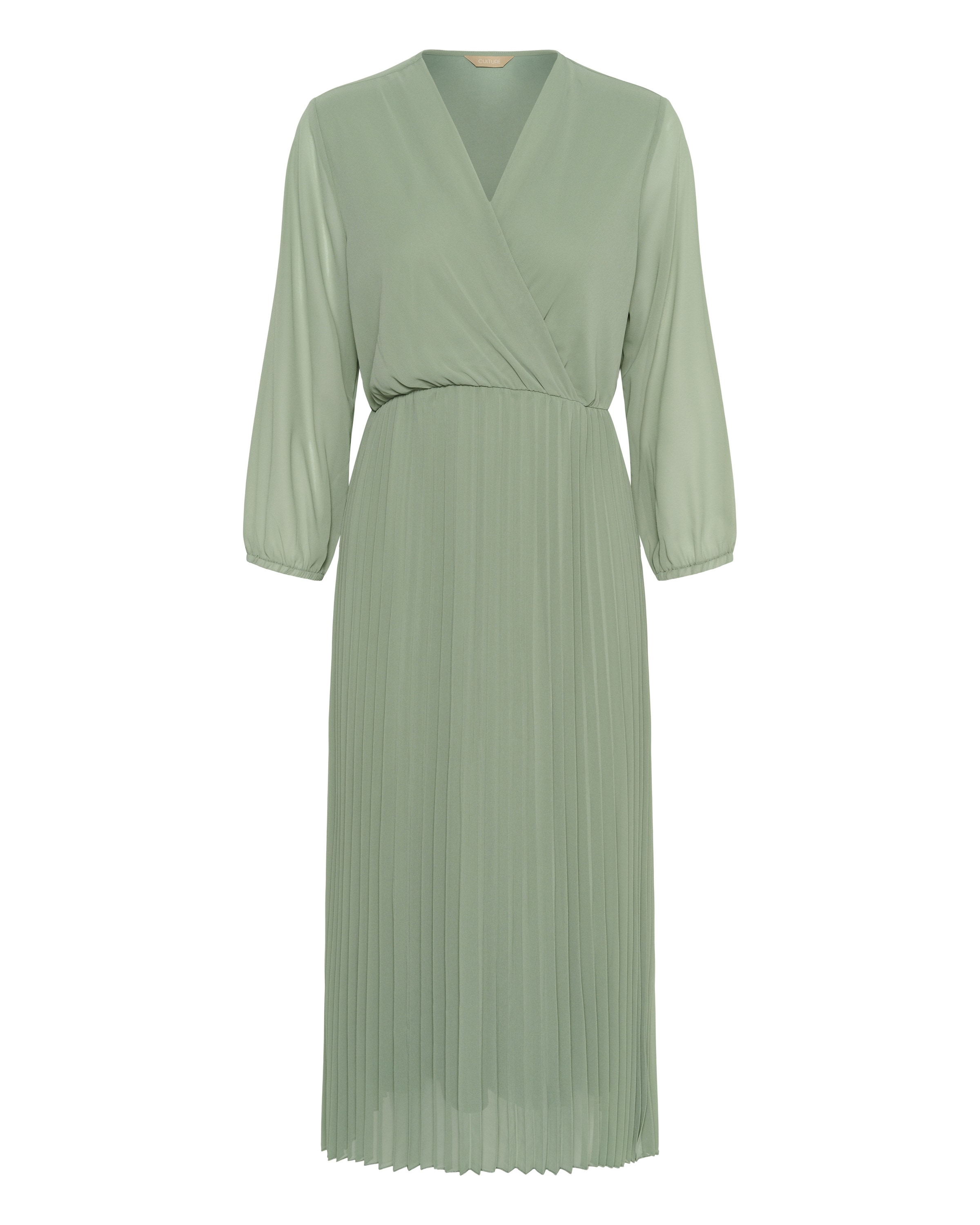 CULTURE Платье 'CUkila' в крапчатом зеленом цвете
CULTURE Платье 'CUkila' в крапчатом зеленом цвете