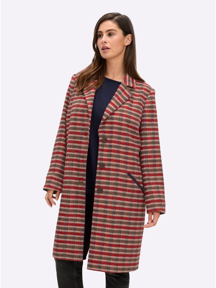 Зимнее пальто с песочно-вишневым узором sheego
Зимнее пальто с песочно-вишневым узором sheego