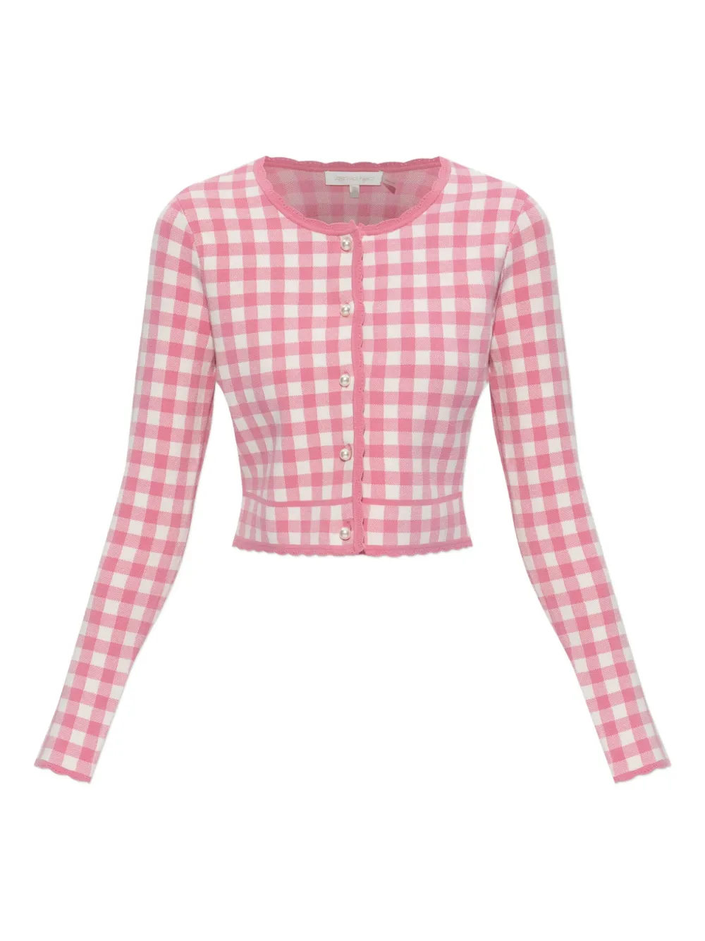 Кардиган с жемчужными пуговицами Loveshackfancy, розовый
Кардиган с жемчужными пуговицами Loveshackfancy, розовый