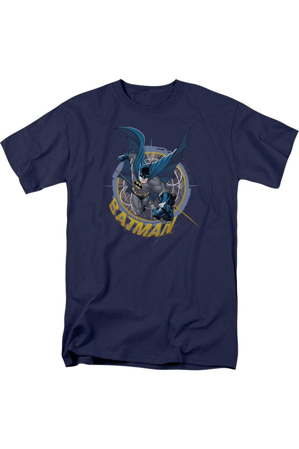 Футболка с коротким рукавом для взрослых «Бэтмен в перекрестье» Gildan, темно-синий
Футболка с коротким рукавом для взрослых «Бэтмен в перекрестье» Gildan, темно-синий