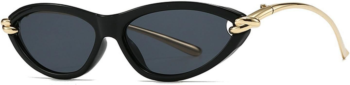 Laureles Винтажные солнцезащитные очки в маленькой оправе «кошачий глаз» в стиле Y2k для женщин, модные черные овальные солнцезащитные очки цвета шампанского для мужчин, C1
Laureles Винтажные солнцезащитные очки в маленькой оправе «кошачий глаз» в стиле Y2k для женщин, модные черные овальные солнцезащитные очки цвета шампанского для мужчин, C1