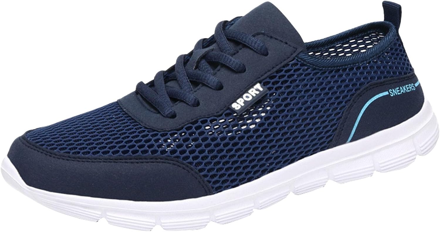 Дышащие беговые кроссовки для мужчин с противоскользящей мягкой подошвой, удобные легкие спортивные кроссовки для ходьбы Iwihmiv, синий
Дышащие беговые кроссовки для мужчин с противоскользящей мягкой подошвой, удобные легкие спортивные кроссовки для ходьбы Iwihmiv, синий