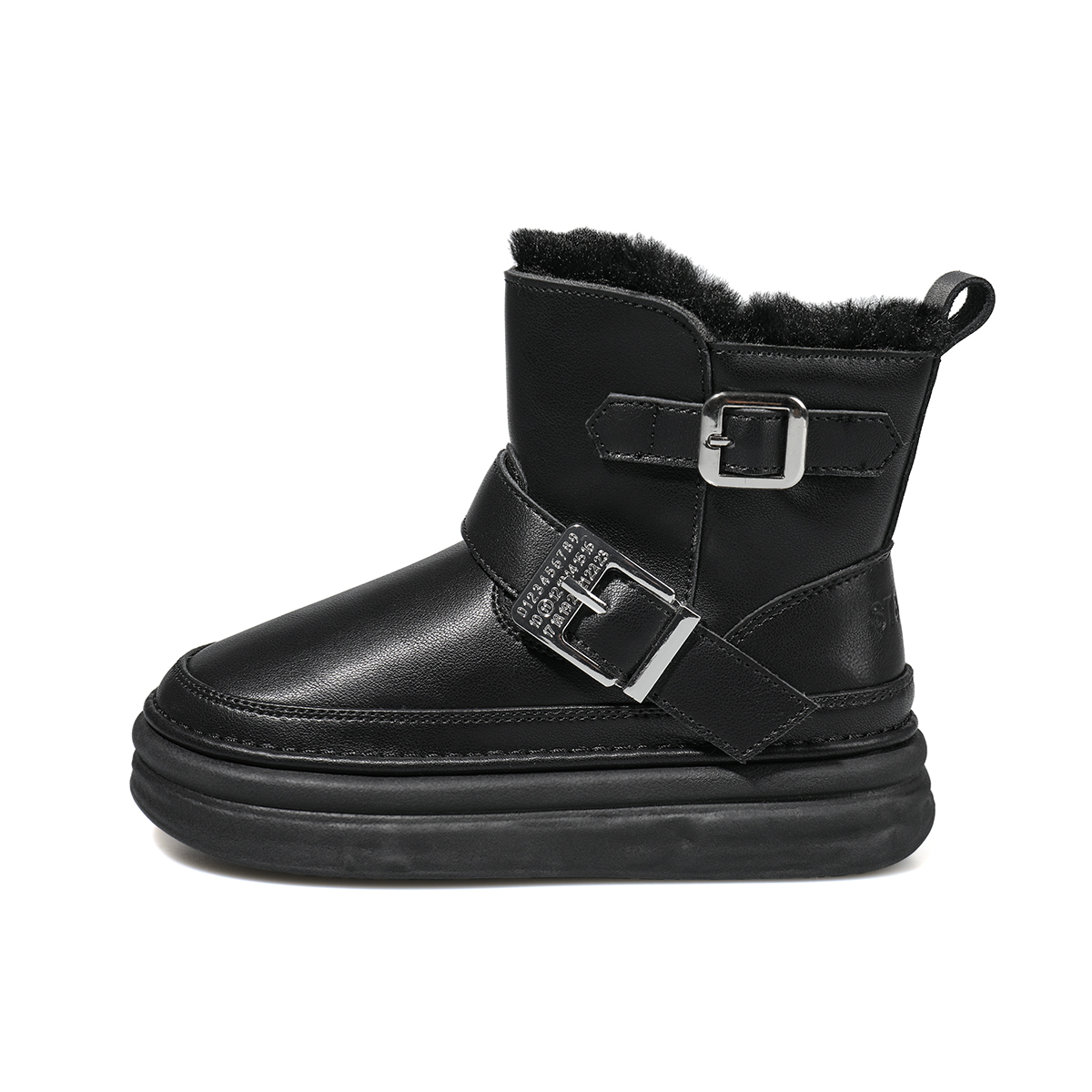 Непромокаемые утепленные высокие детские ботинки с противоскользящей подошвой и защитой от ударов ST&SAT, черный
Непромокаемые утепленные высокие детские ботинки с противоскользящей подошвой и защитой от ударов ST&SAT, черный