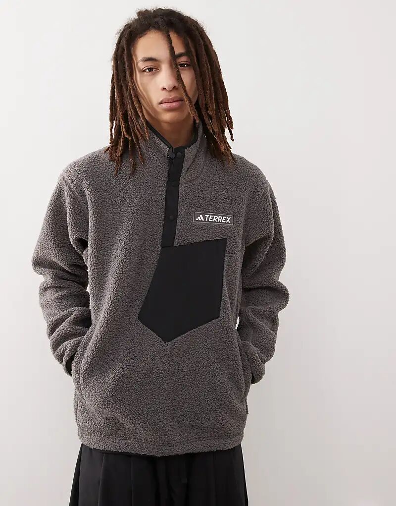 adidas Terrex Унисекс плюшевый Флисовая толстовка в цвете «уголь» Adidas Performance
adidas Terrex Унисекс плюшевый Флисовая толстовка в цвете «уголь» Adidas Performance