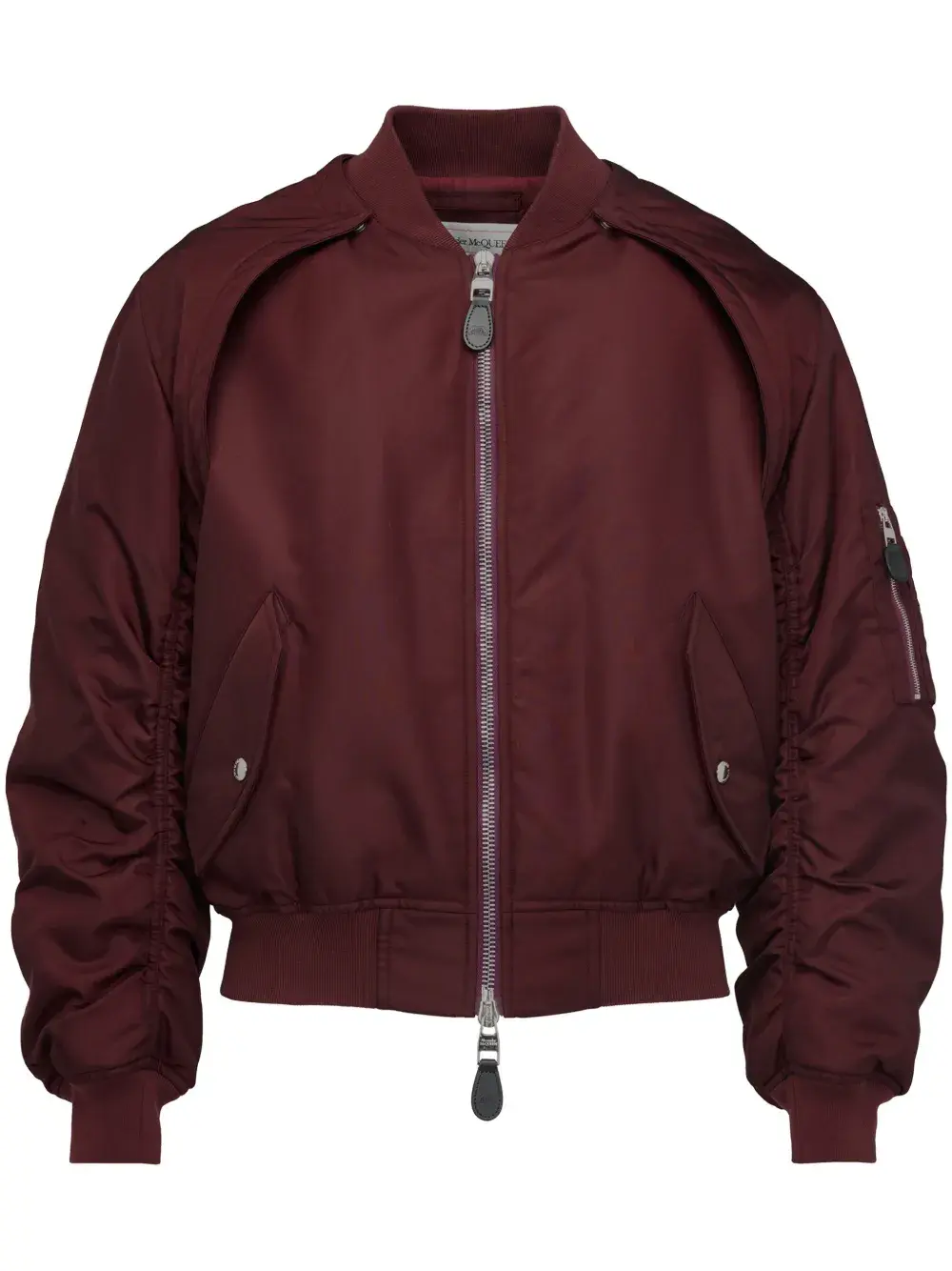 Бомбер со съемными рукавами Alexander McQueen, красный
Бомбер со съемными рукавами Alexander McQueen, красный