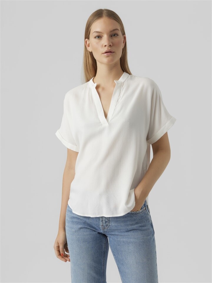Блуза Vero Moda Top Casual Splitneck Bluse, белый
Блуза Vero Moda Top Casual Splitneck Bluse, белый