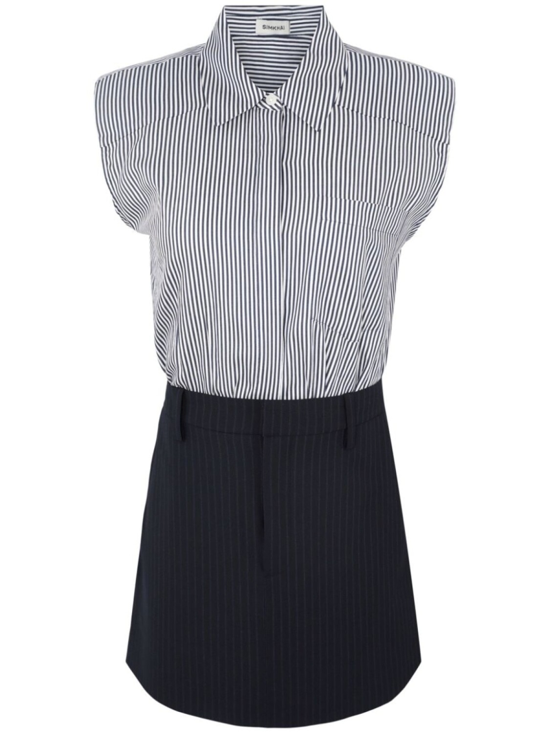 Simkhai мини-платье Graham из контрастной ткани, синий
Simkhai мини-платье Graham из контрастной ткани, синий