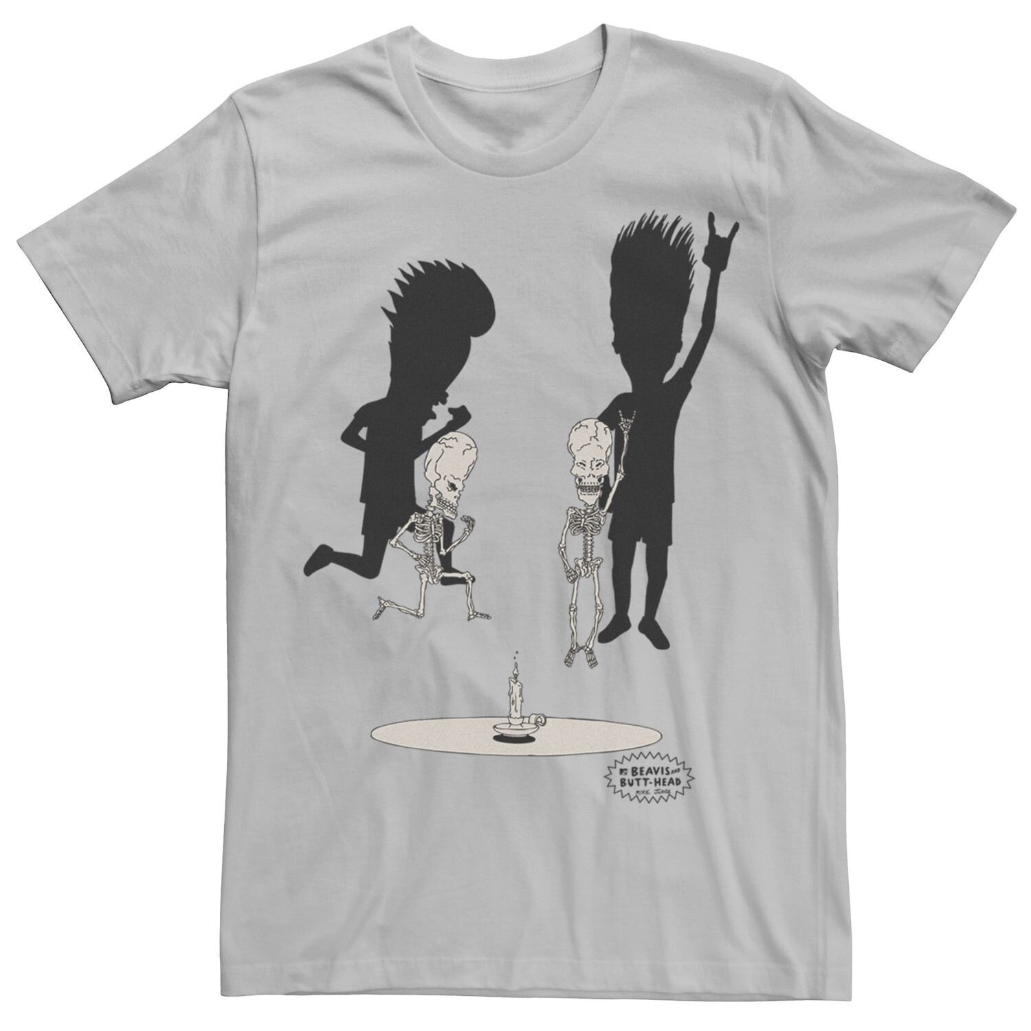Мужская футболка Beavis and Butthead Skeletons Rocking Out Portrait Licensed Character, серебристый
Мужская футболка Beavis and Butthead Skeletons Rocking Out Portrait Licensed Character, серебристый