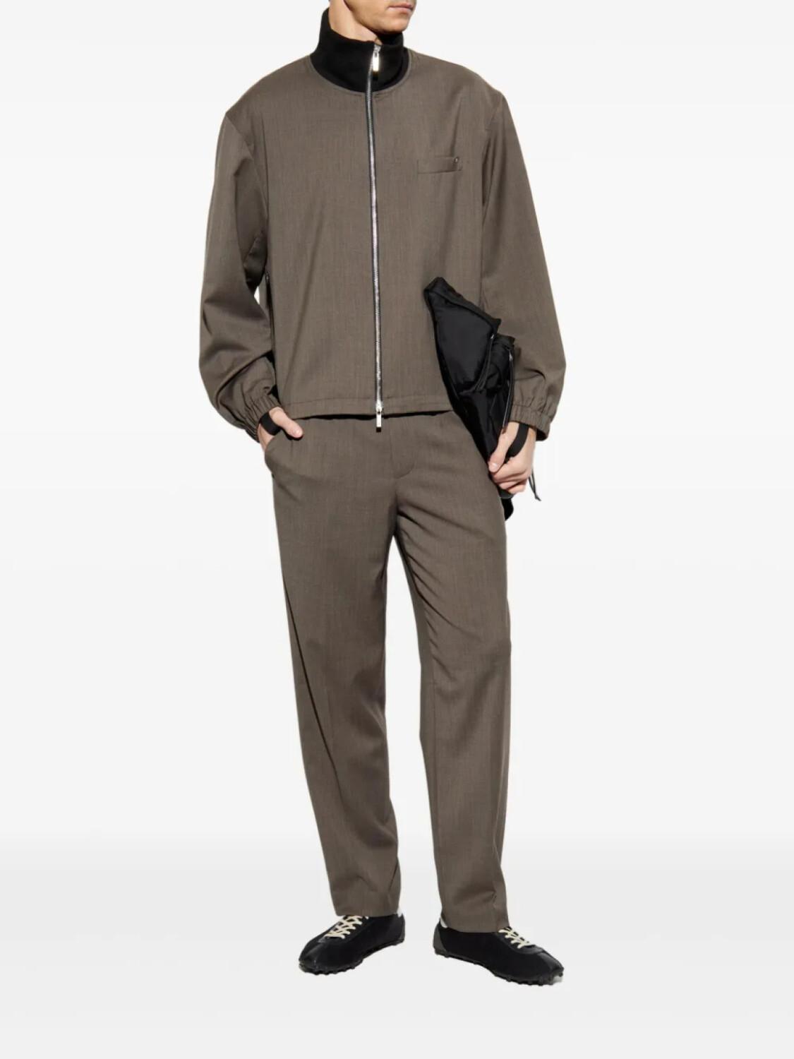 Шерстяная куртка-бомбер Helmut Lang, серый
Шерстяная куртка-бомбер Helmut Lang, серый