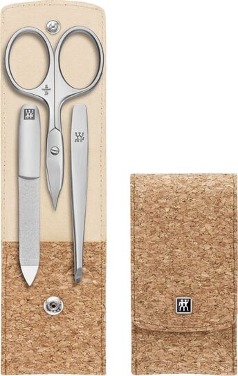 Маникюрный набор, 3 предмета + пробковый футляр Zwilling, Twinox
Маникюрный набор, 3 предмета + пробковый футляр Zwilling, Twinox