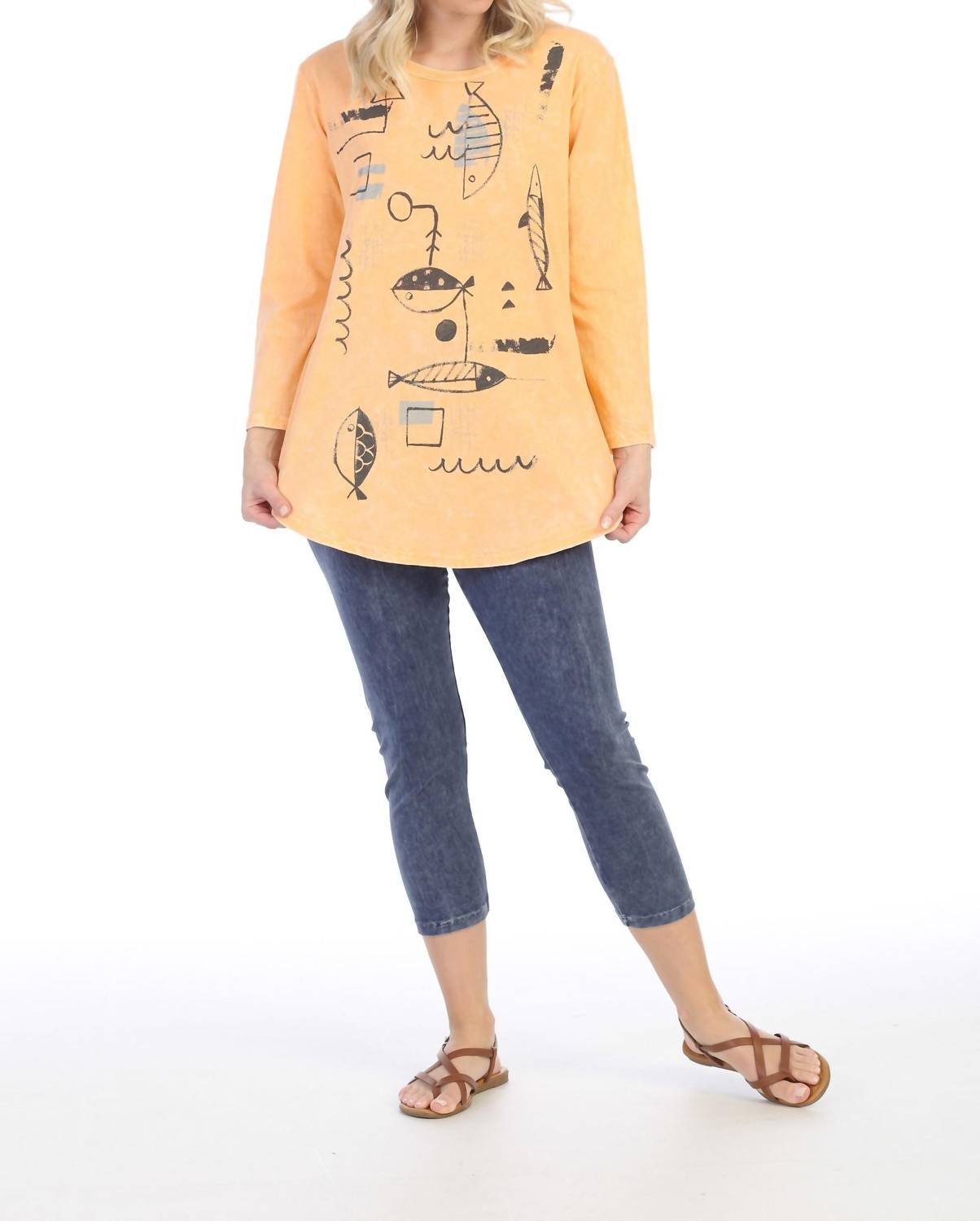 Футболка Piers из минерально-выстиранного хлопка в светло-мандариновом цвете Jess & Jane, Light Tangerine
Футболка Piers из минерально-выстиранного хлопка в светло-мандариновом цвете Jess & Jane, Light Tangerine