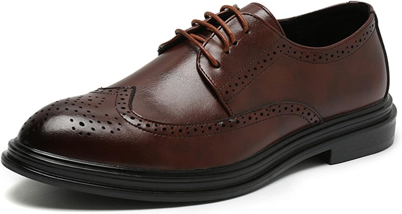 Мужские туфли EVSER Dress Oxford с шнуровкой Derby, броги с тиснением, с крылышком, закругленный блестящий носок, противоскользящая резиновая подошва, низкий профиль (Цвет: коричневый, Размер: 8.5)
Мужские туфли EVSER Dress Oxford с шнуровкой Derby, броги с тиснением, с крылышком, закругленный блестящий носок, противоскользящая резиновая подошва, низкий профиль (Цвет: коричневый, Размер: 8.5)