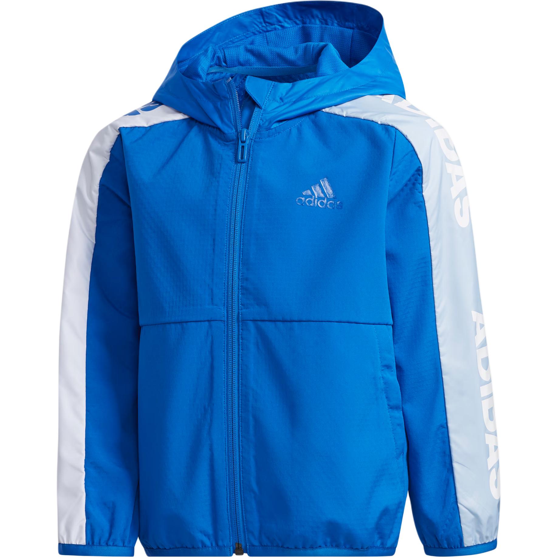 Детская куртка Grade School Adidas, синий/белый
Детская куртка Grade School Adidas, синий/белый