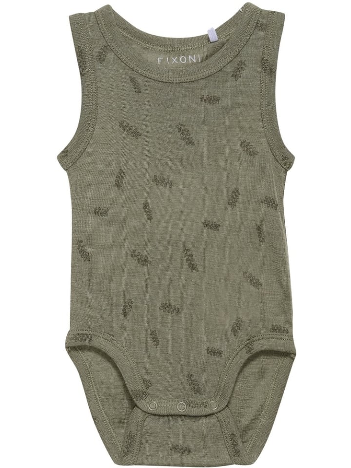 Fixoni Детский боди с короткими рукавами "Body NS" зеленого цвета
Fixoni Детский боди с короткими рукавами "Body NS" зеленого цвета