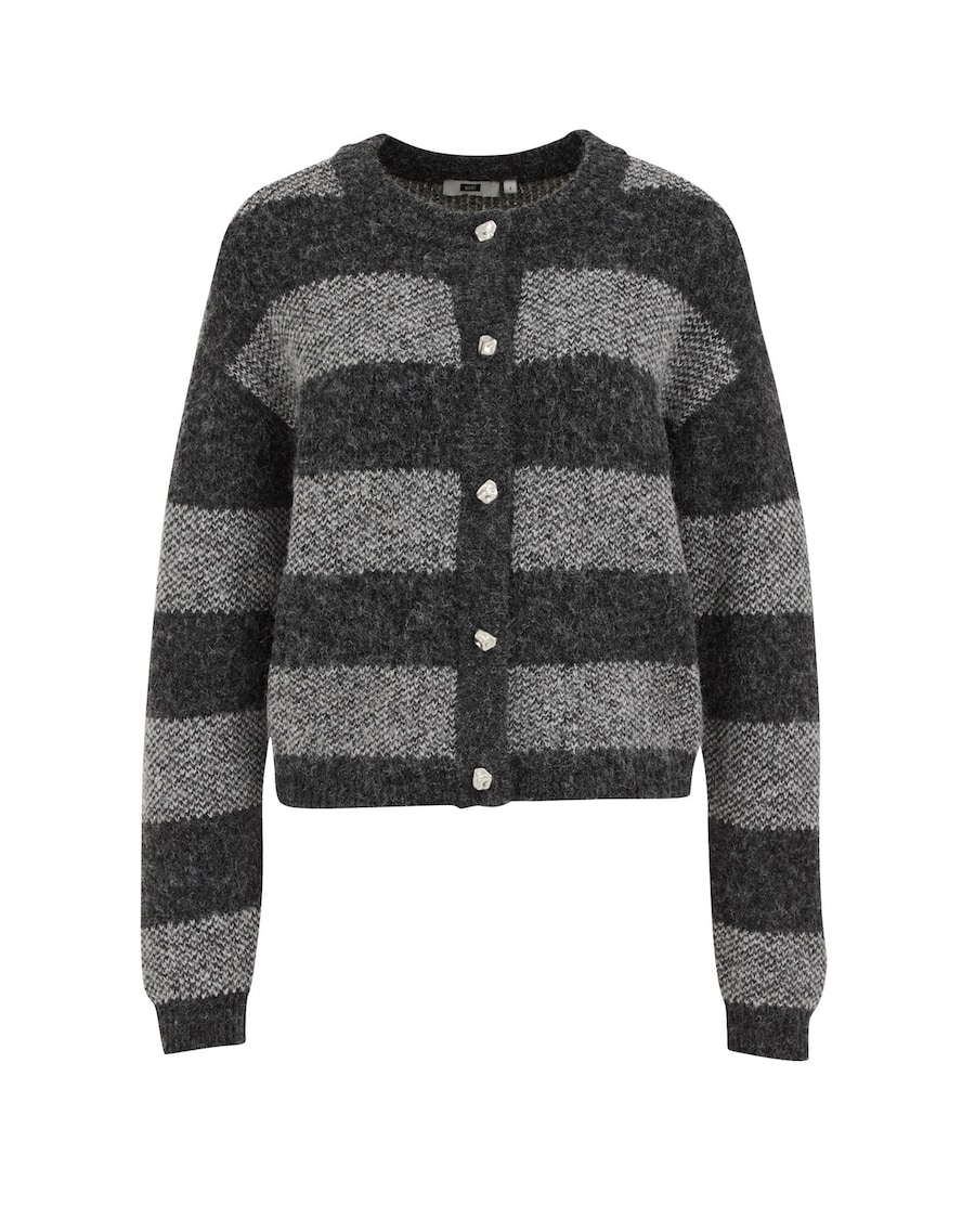 Вязаный кардиган WE Fashion, Dark Grey/Mottled Grey
Вязаный кардиган WE Fashion, Dark Grey/Mottled Grey