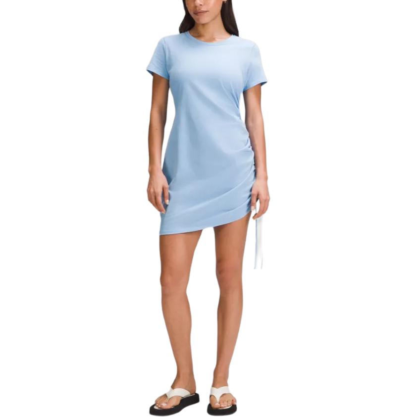 Женское платье с коротким рукавом Lululemon, синий
Женское платье с коротким рукавом Lululemon, синий