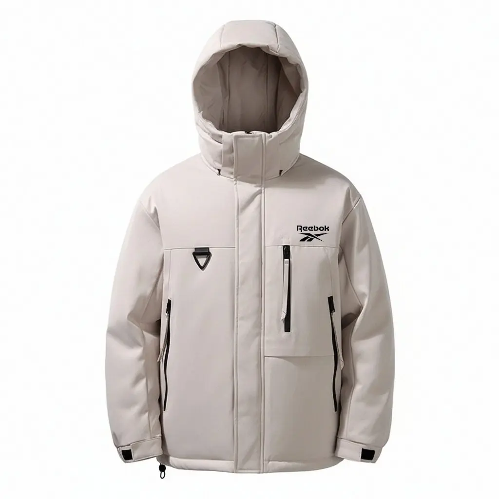 Пуховик Unisex с капюшоном утепленный Reebok, айвори белый
Пуховик Unisex с капюшоном утепленный Reebok, айвори белый