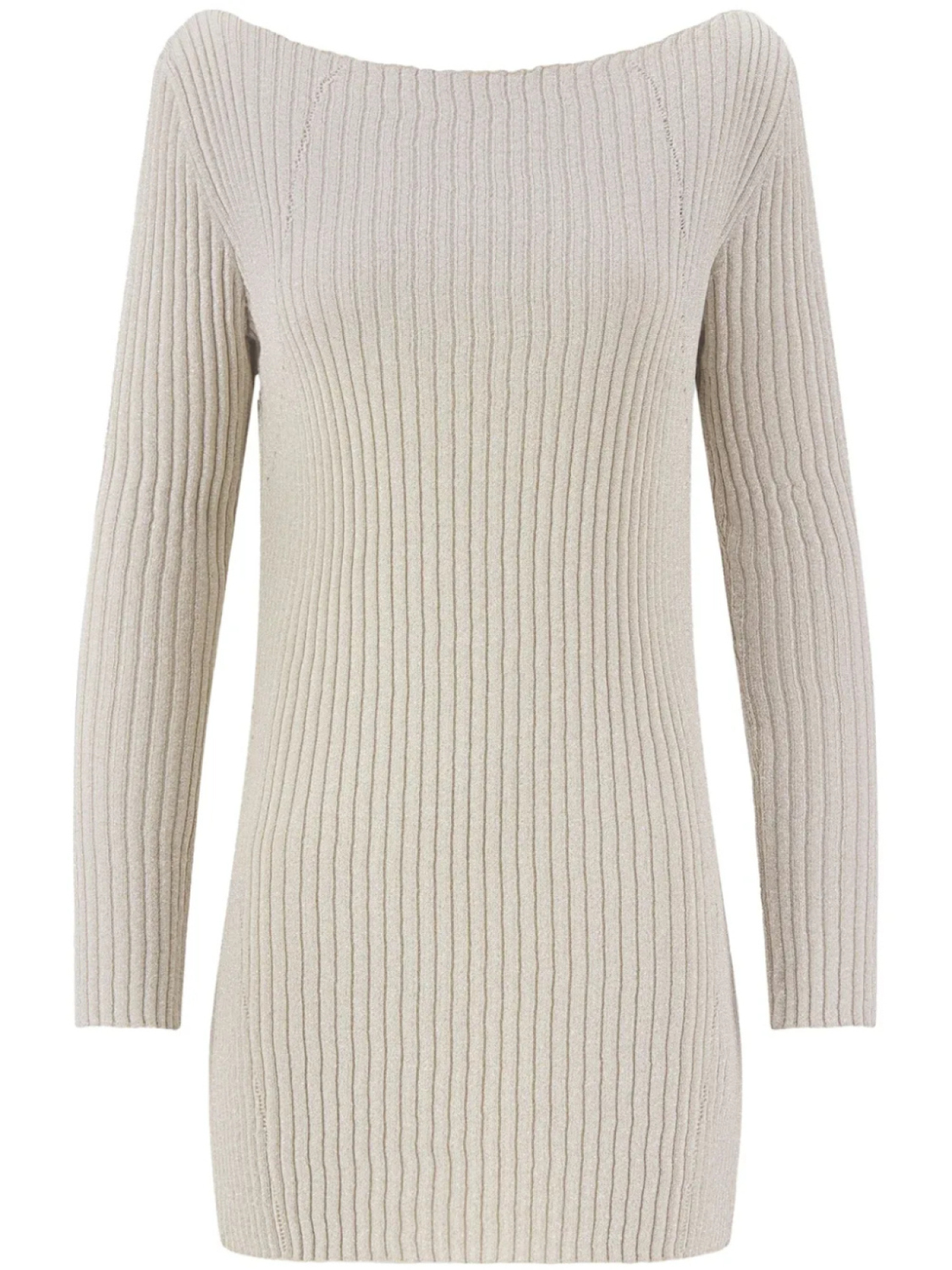 Laneus трикотажное платье мини с люрексом, нейтральный
Laneus трикотажное платье мини с люрексом, нейтральный