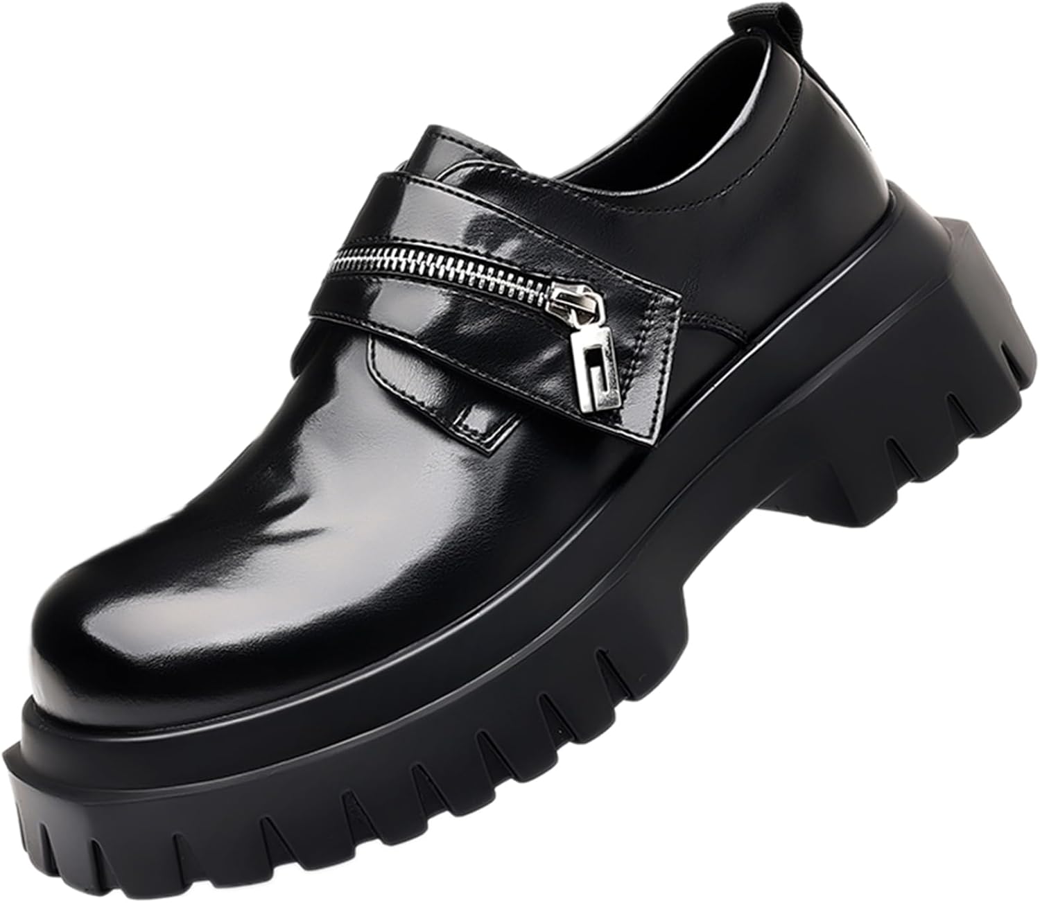 Мужские мягкие кожаные модные лоферы на платформе с низким толстым каблуком, без шнурков, ретро с круглым носком, удобные, с противоскользящей подошвой, для бизнеса, официальной одежды, свадьбы и повседневной носки Adkgbe, черный
Мужские мягкие кожаные модные лоферы на платформе с низким толстым каблуком, без шнурков, ретро с круглым носком, удобные, с противоскользящей подошвой, для бизнеса, официальной одежды, свадьбы и повседневной носки Adkgbe, черный