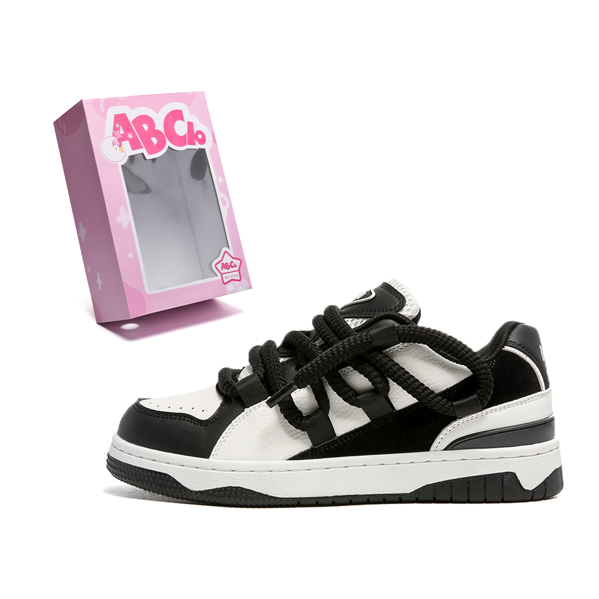 ABCIO Низкие мужские скейтерские кроссовки с защитой от влаги, амортизацией и поддержкой в бело-черном цвете, цвет White Black
ABCIO Низкие мужские скейтерские кроссовки с защитой от влаги, амортизацией и поддержкой в бело-черном цвете, цвет White Black