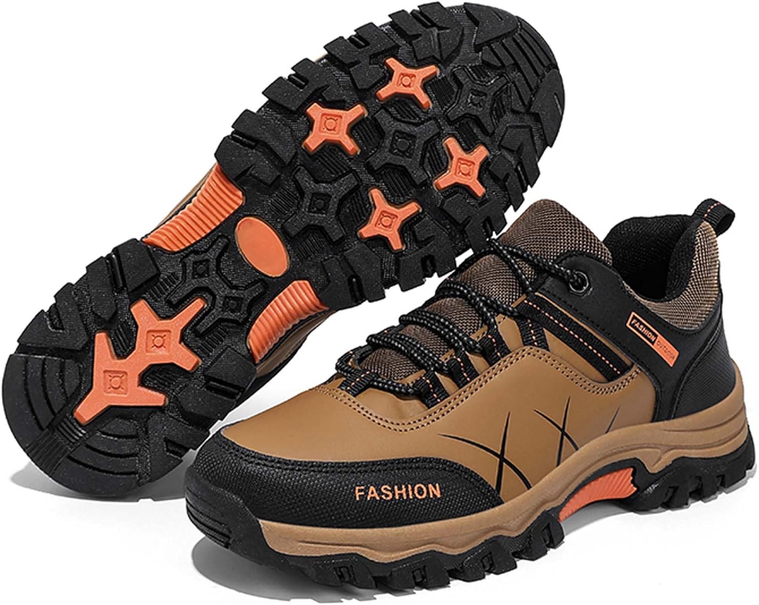 DZBAJRQM Мужские и женские походные ботинки на шнуровке, стойкие к скольжению и износу, удобные и дышащие, походные ботинки с резиновой подошвой для туристических маршрутов, парковые прогулки, скалолазание, коричневый
DZBAJRQM Мужские и женские походные ботинки на шнуровке, стойкие к скольжению и износу, удобные и дышащие, походные ботинки с резиновой подошвой для туристических маршрутов, парковые прогулки, скалолазание, коричневый