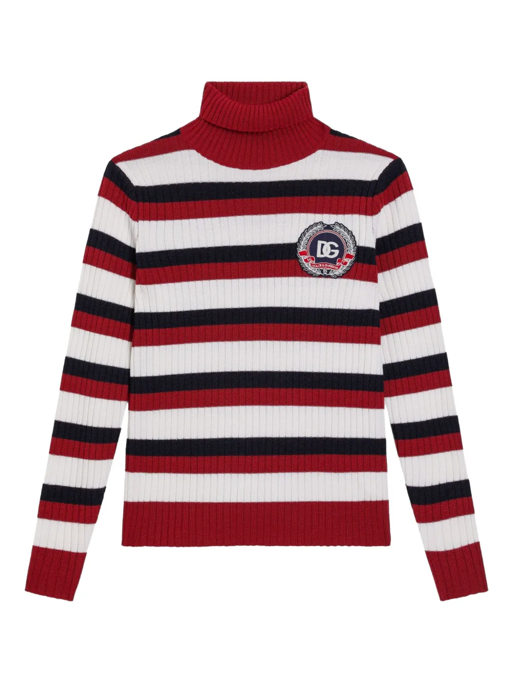 Полосатый топ с высоким воротником Dolce & Gabbana Kids, красный
Полосатый топ с высоким воротником Dolce & Gabbana Kids, красный