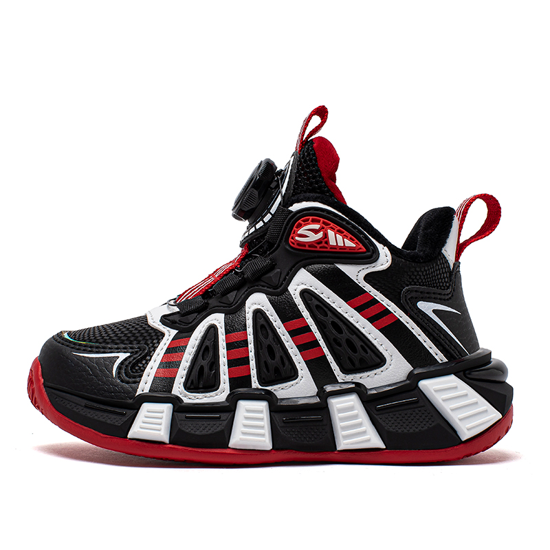 Кроссовки детские для бега среднего размера с противоскользящей подошвой и износостойким эффектом Rebound Warm HOBIBEAR, черный/красный
Кроссовки детские для бега среднего размера с противоскользящей подошвой и износостойким эффектом Rebound Warm HOBIBEAR, черный/красный