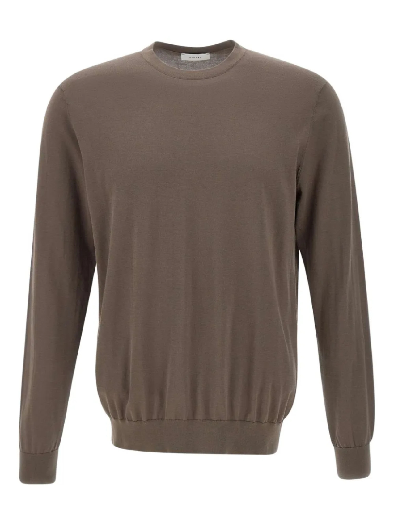 DIKTAT хлопковый свитер с круглым вырезом, коричневый
DIKTAT хлопковый свитер с круглым вырезом, коричневый