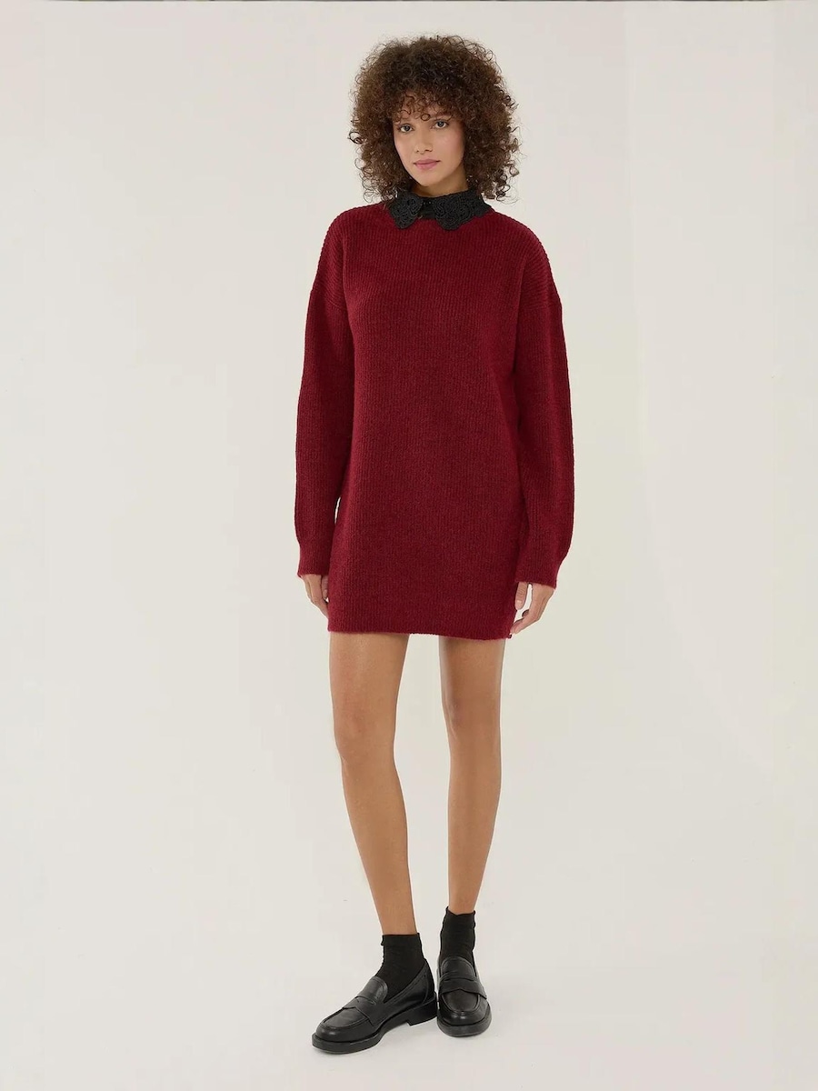 Вязаное платье Hiccup, рубиново-красный
Вязаное платье Hiccup, рубиново-красный