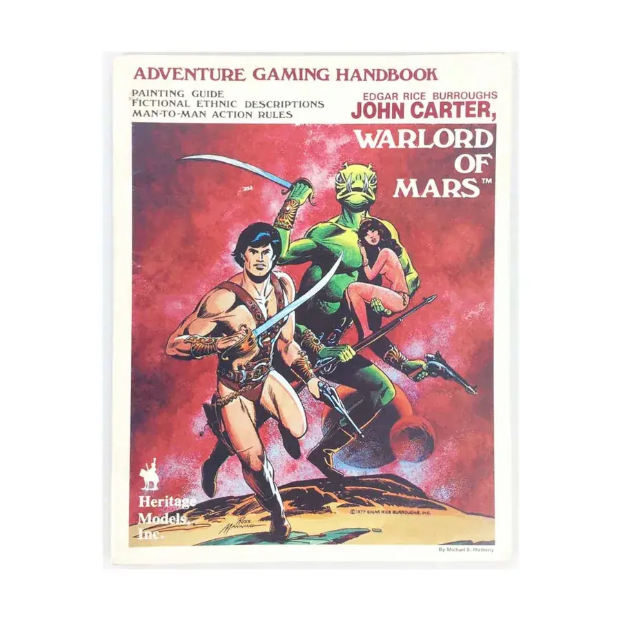 Джон Картер - Военачальник Марса (цветное издание), War Game Rules (Heritage Models)
Джон Картер - Военачальник Марса (цветное издание), War Game Rules (Heritage Models)