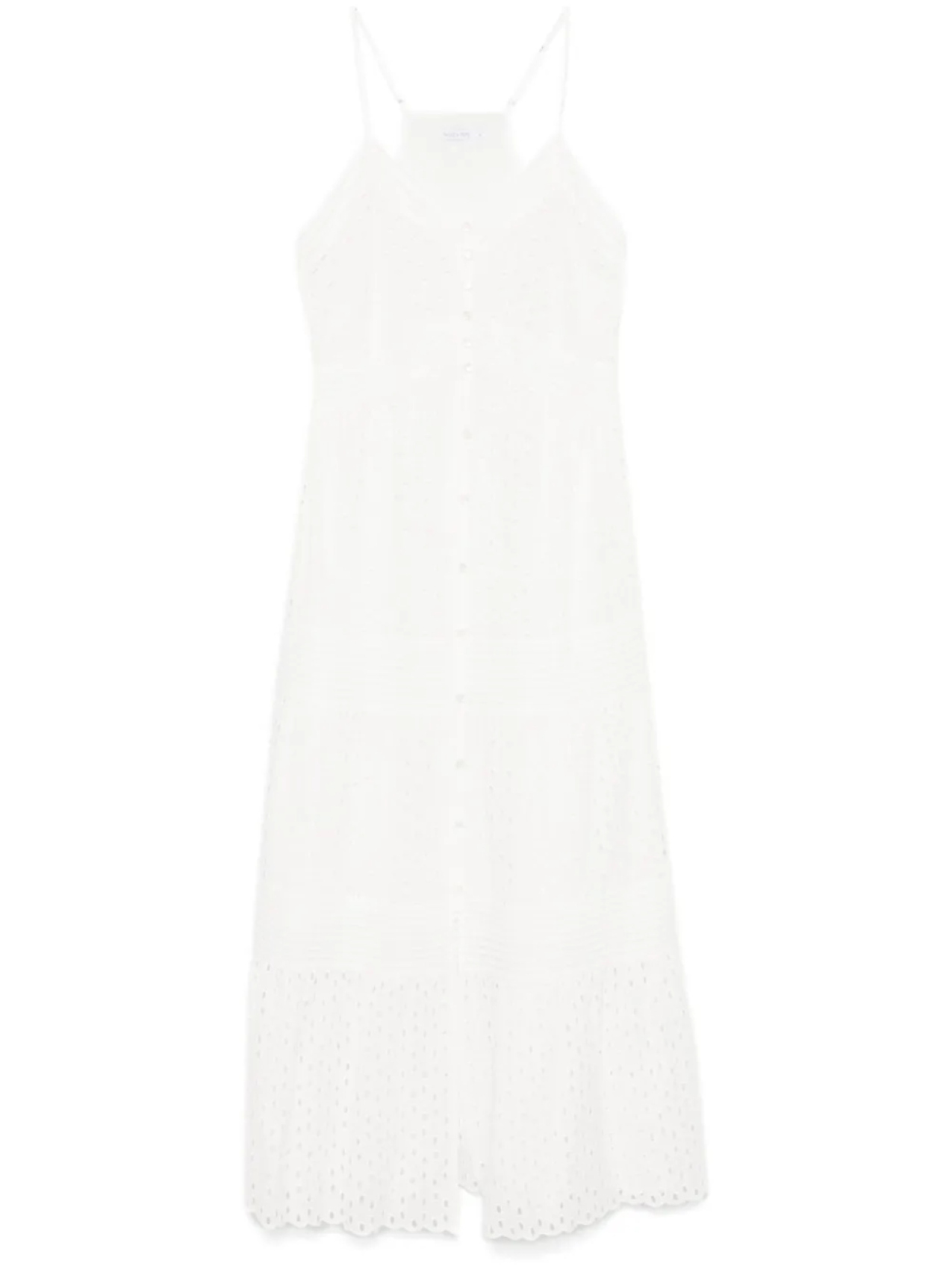 Платье миди Patrizia Pepe с вышивкой английской вышивки, белый
Платье миди Patrizia Pepe с вышивкой английской вышивки, белый