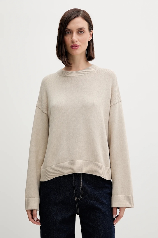 Хлопковый свитер Calvin Klein Jeans, бежевый
Хлопковый свитер Calvin Klein Jeans, бежевый