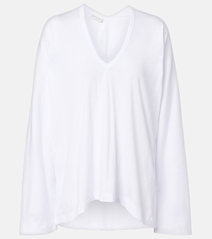 Хлопковая футболка из джерси Dries Van Noten, White
Хлопковая футболка из джерси Dries Van Noten, White