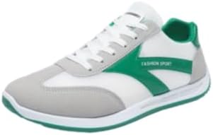 Мужские повседневные кроссовки с поддержкой и износостойким носком Minlaidian, белый/зеленый
Мужские повседневные кроссовки с поддержкой и износостойким носком Minlaidian, белый/зеленый