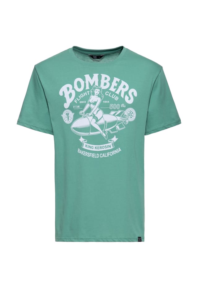 Футболка с монохромным принтом в стиле пин-ап бомберы King Kerosin, зеленый
Футболка с монохромным принтом в стиле пин-ап бомберы King Kerosin, зеленый