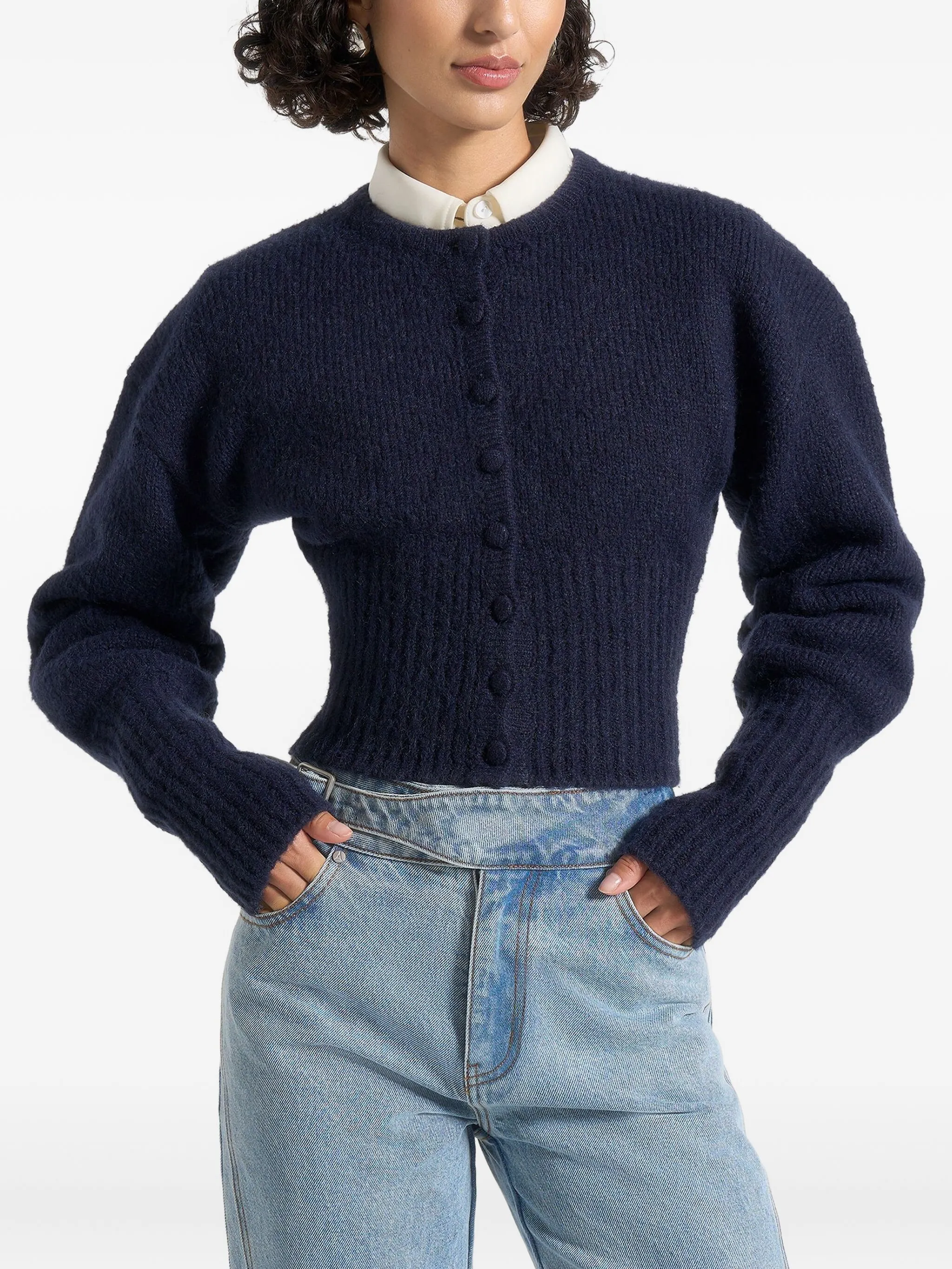 Кардиган Mayla в рубчик Manière De Voir, синий
Кардиган Mayla в рубчик Manière De Voir, синий