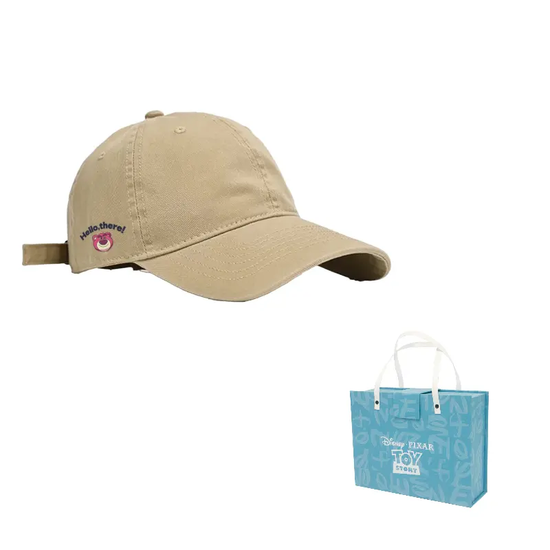 Disney Бейсболка хлопковая унисекс серии Strawberry Bear, Khaki
Disney Бейсболка хлопковая унисекс серии Strawberry Bear, Khaki