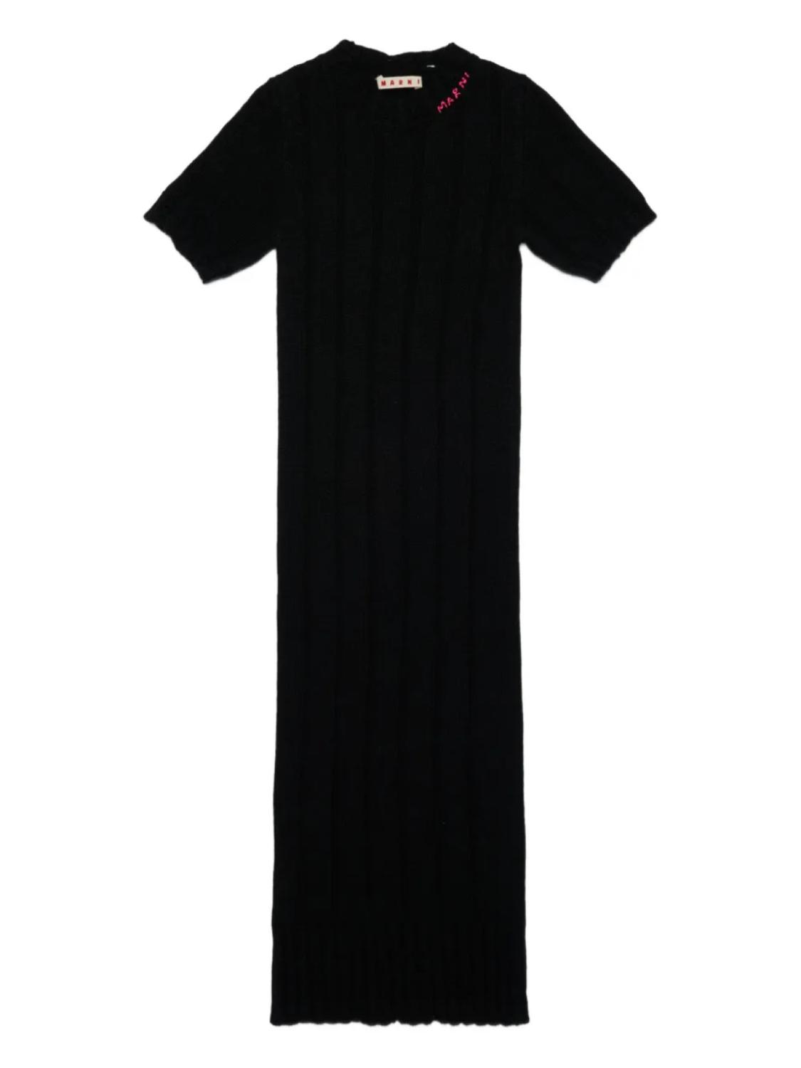 Платье Marni Kids из трикотажного полотна в рубчик, черный
Платье Marni Kids из трикотажного полотна в рубчик, черный