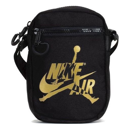 Сумка logo mini classic bag 'black gold' Air Jordan, черный 
Сумка logo mini classic bag 'black gold' Air Jordan, черный