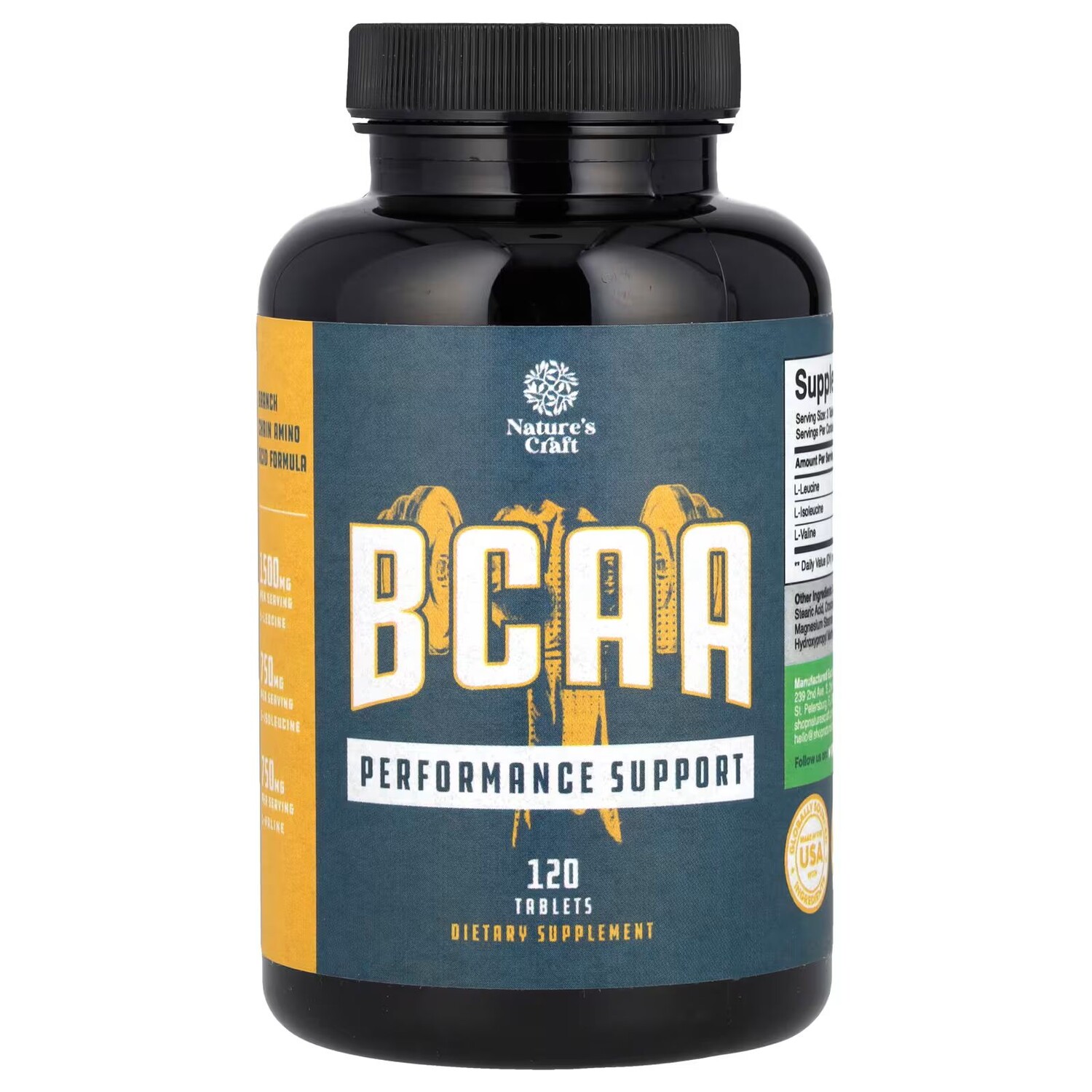 BCAA, 120 таблеток Nature'S Craft
BCAA, 120 таблеток Nature'S Craft