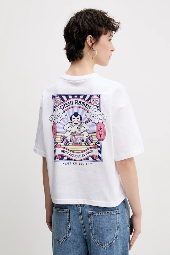 Хлопковая футболка Kaotiko, белый
Хлопковая футболка Kaotiko, белый
