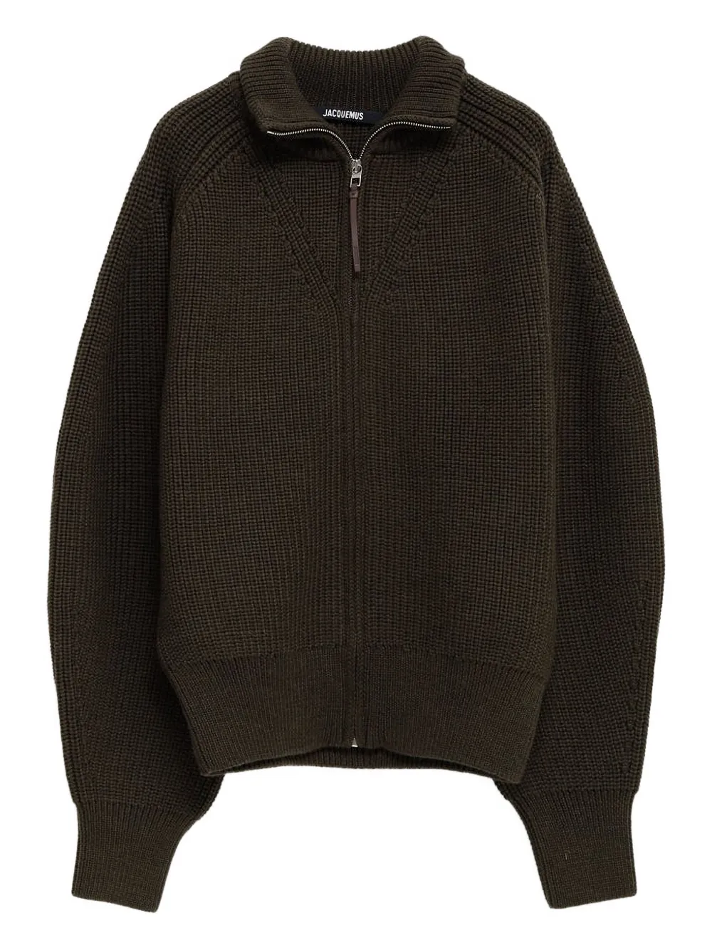 Кардиган в рубчик на молнии JACQUEMUS, зеленый
Кардиган в рубчик на молнии JACQUEMUS, зеленый