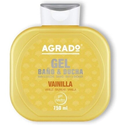 Увлажняющий гель для ванны и душа Ванильный Ph-нейтральный гель для ванны 750 мл, Agrado
Увлажняющий гель для ванны и душа Ванильный Ph-нейтральный гель для ванны 750 мл, Agrado